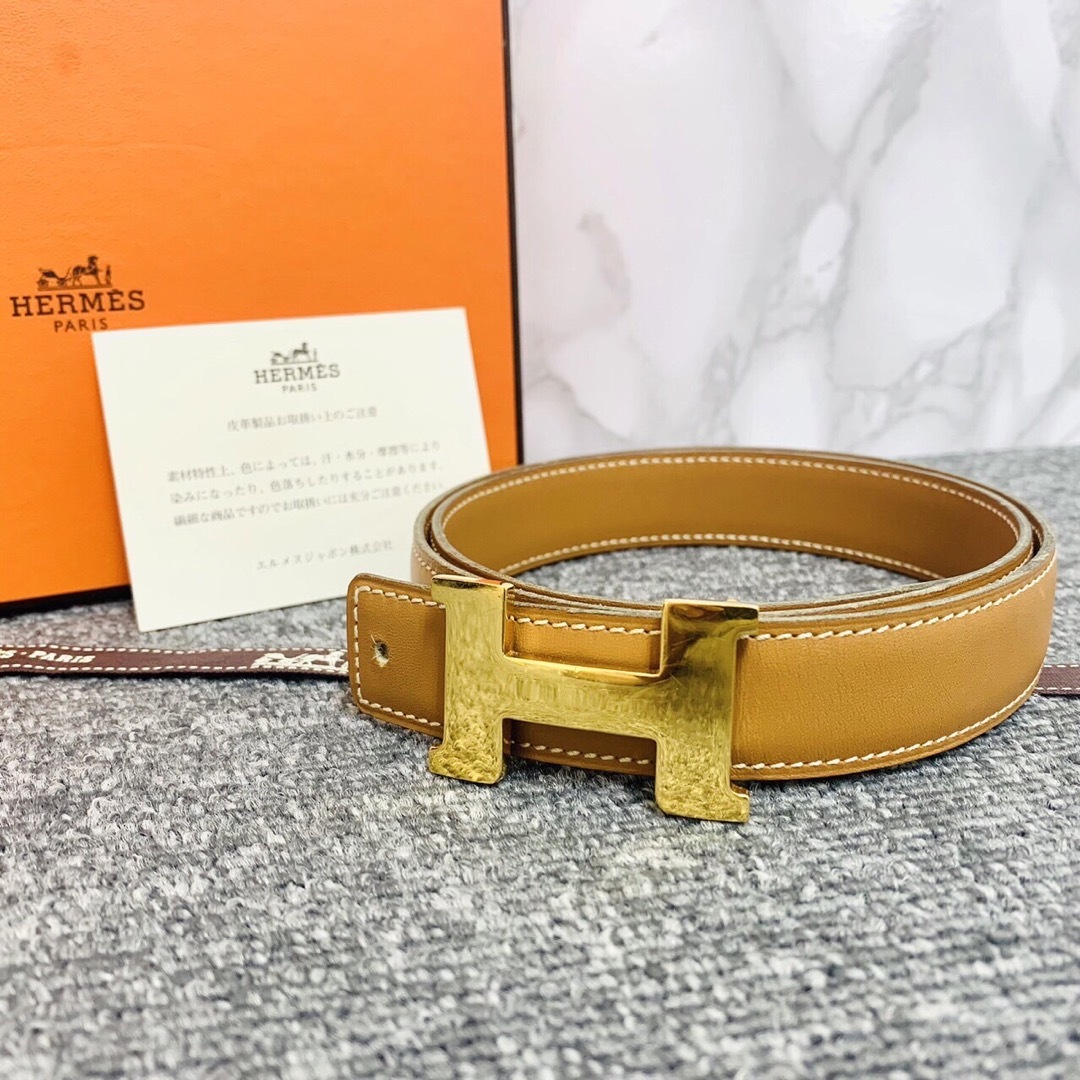 Hermes(エルメス)の✴︎美品　HERMES エルメス コンスタンス ボックスカーフ レザーベルト レディースのファッション小物(ベルト)の商品写真