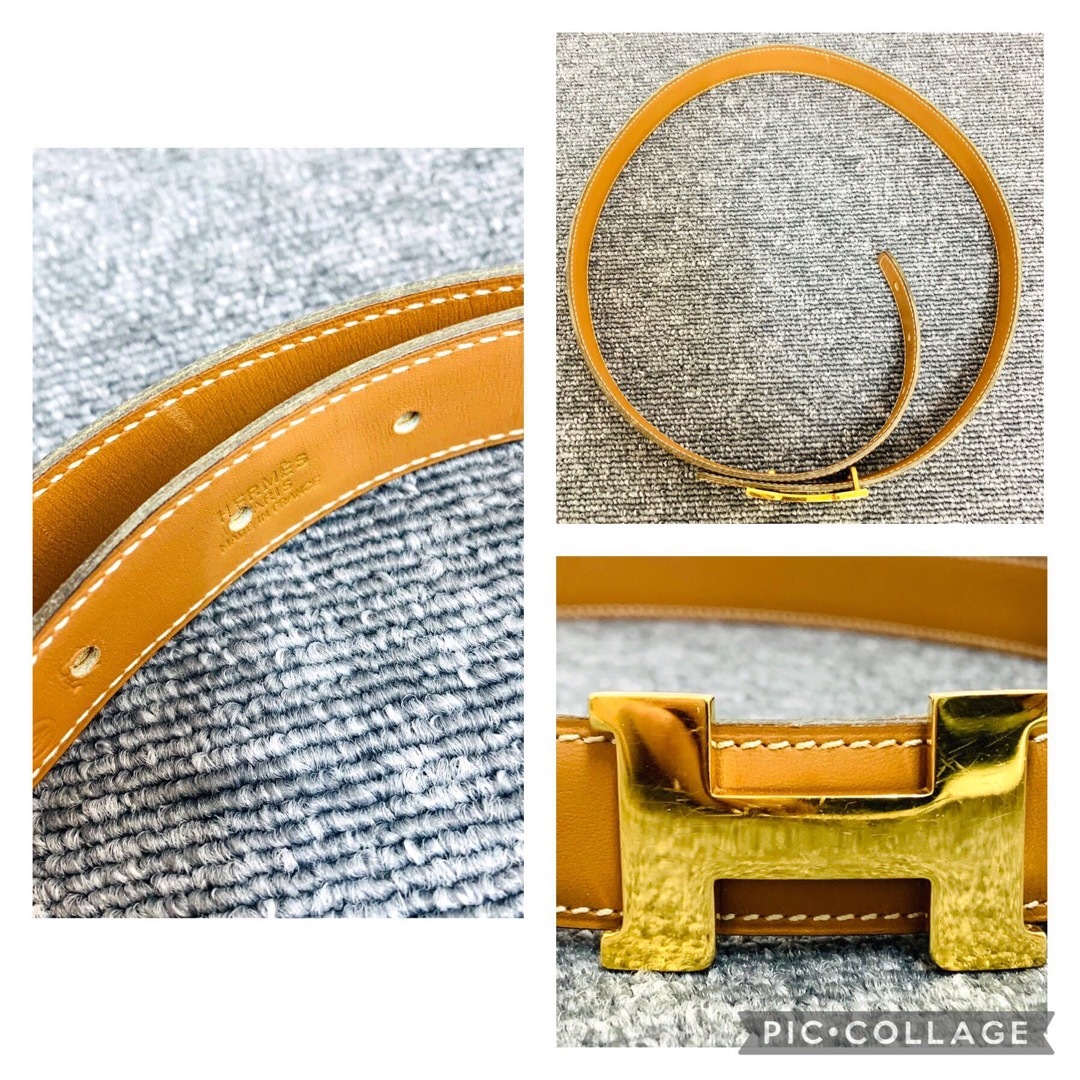 Hermes(エルメス)の✴︎美品　HERMES エルメス コンスタンス ボックスカーフ レザーベルト レディースのファッション小物(ベルト)の商品写真