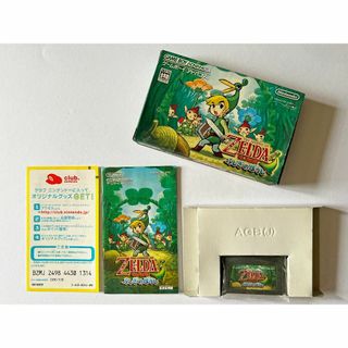 ゲームボーイアドバンス(ゲームボーイアドバンス)のGBA ゼルダの伝説 ふしぎのぼうし 箱説有　ゲームボーイアドバンス Zelda(携帯用ゲームソフト)