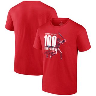 メジャーリーグベースボール(MLB)の大谷翔平 メジャー通算100号ホームラン達成記念Tシャツ Lサイズ(記念品/関連グッズ)