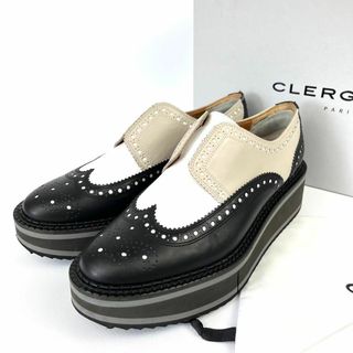美品 クレージュリー BECKA 森泉さん着用 カーフスキン レザーシューズ