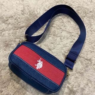 ポロラルフローレン(POLO RALPH LAUREN)のポロラルフローレン　デニムショルダーバック美品(ショルダーバッグ)