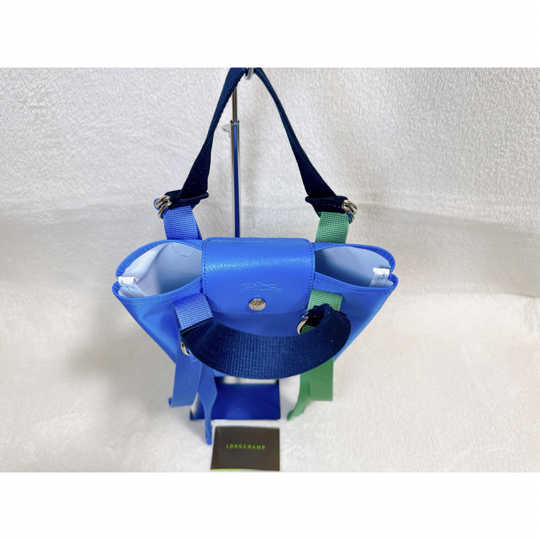 新品】LONGCHAMPプリアージュ・リプレイ トップハンドルS ブルー-