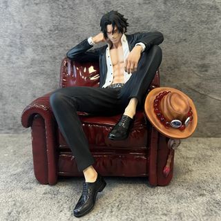 ワンピース スーツ エース ソファー フィギュア ガレージキット 塗装済み完成品