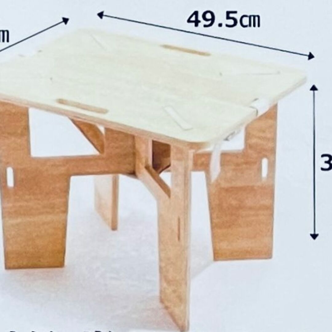 木製 折りたたみ テーブル DIY 用 無塗装 折りたたみ 椅子 アウトドア キ