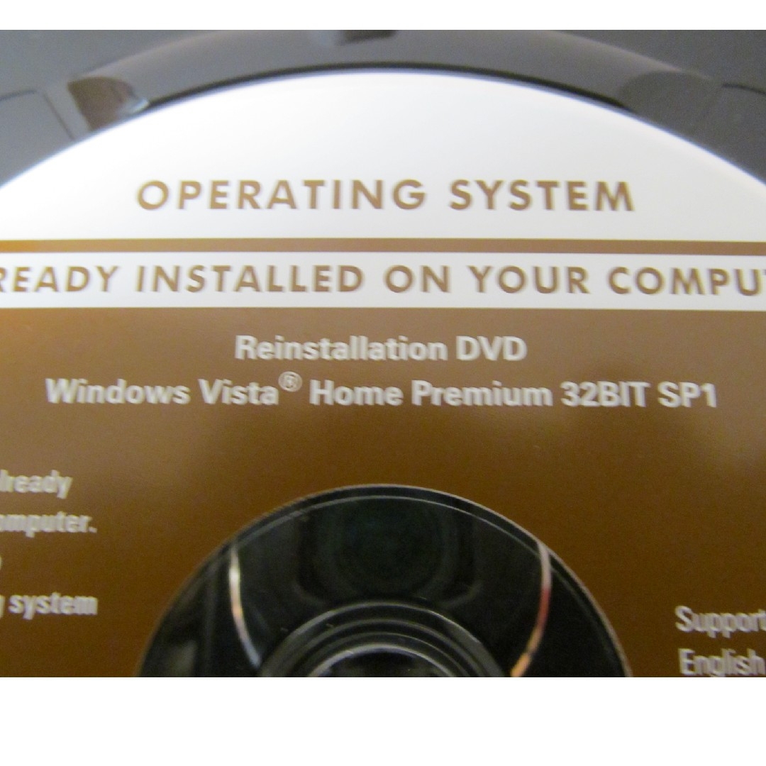 DELL(デル)のDELL Windows Vista Home 32bit sp1 DVD スマホ/家電/カメラのPC/タブレット(その他)の商品写真