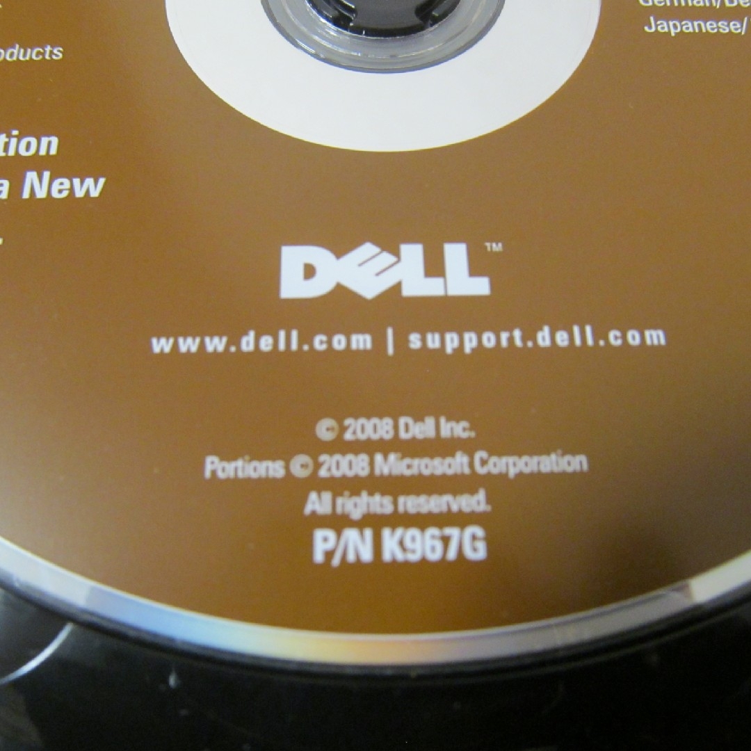 DELL(デル)のDELL Windows Vista Home 32bit sp1 DVD スマホ/家電/カメラのPC/タブレット(その他)の商品写真