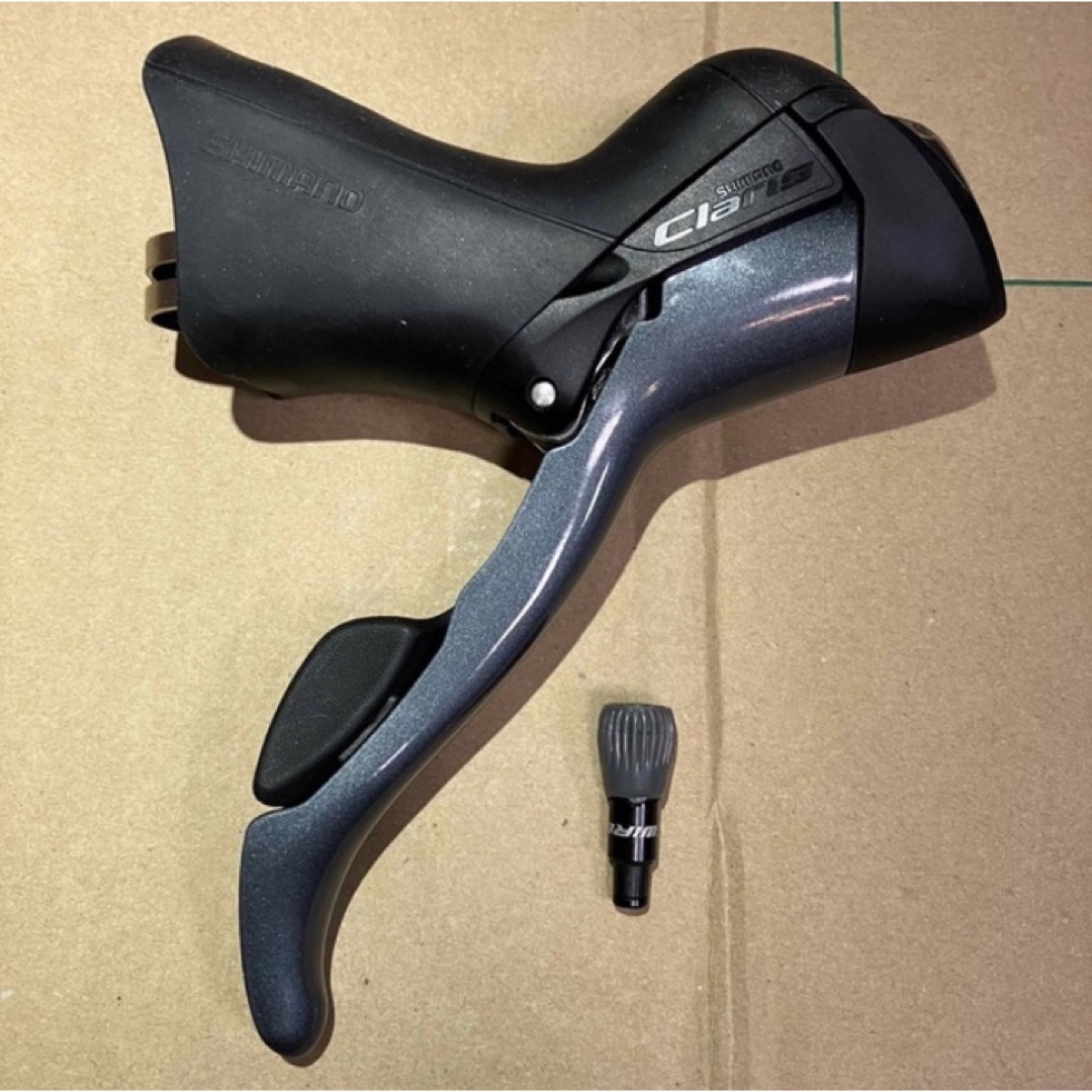 SHIMANO - 新品 シマノ ST-2400 クラリス STIレバー左右セットの SHIMANO - 新品 シマノ ST-2400 クラリス STIレバー左右セットの