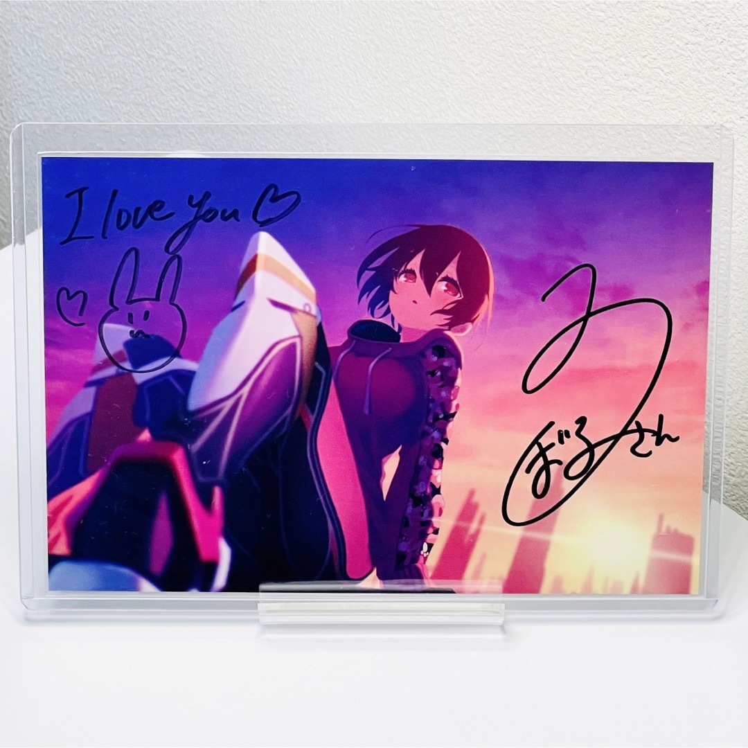 中古】 【希少】ロボ子さん 誕生日記念2020 直筆サイン入りポスト