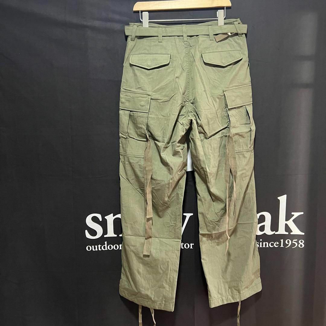sacai 20AWサカイ ベルテッド ワイド カーゴ パンツ - 通販