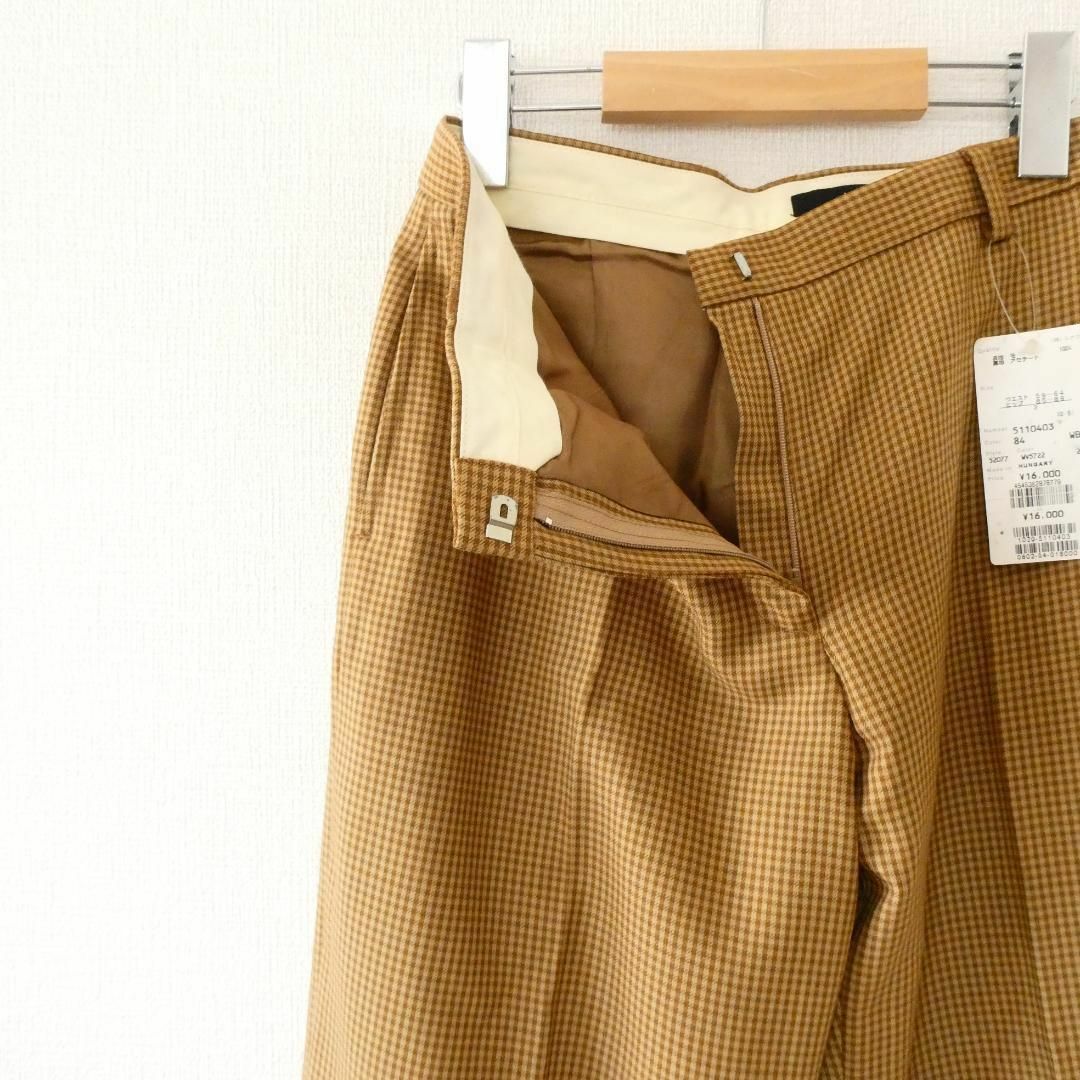 J.Crew(ジェイクルー)の未使用 ジェイクルー ギンガムチェック ストレート パンツ サイズ2 レディースのパンツ(カジュアルパンツ)の商品写真