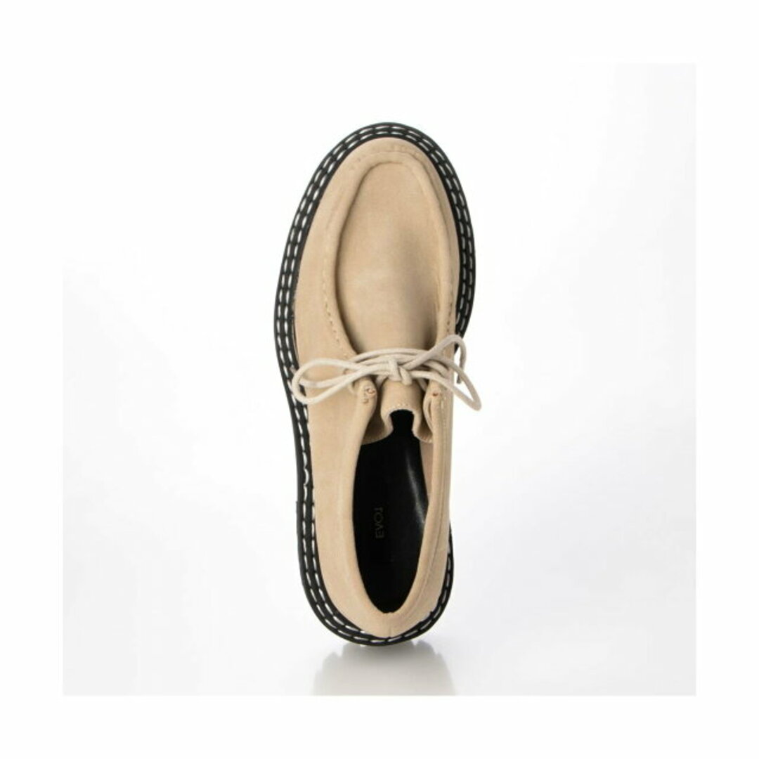 EVOL(イーボル)の【BGS】ダブルステッチ厚底モカシンシューズ レディースの靴/シューズ(ローファー/革靴)の商品写真