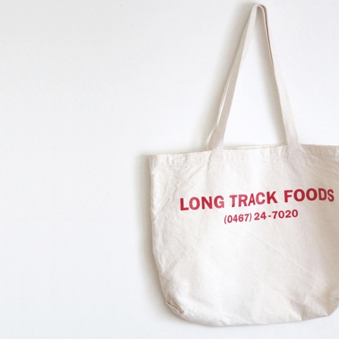 YAECA(ヤエカ)のLONG TRACK FOODS✨ロングトラックフーズ トートバッグ エコバッグ レディースのバッグ(トートバッグ)の商品写真