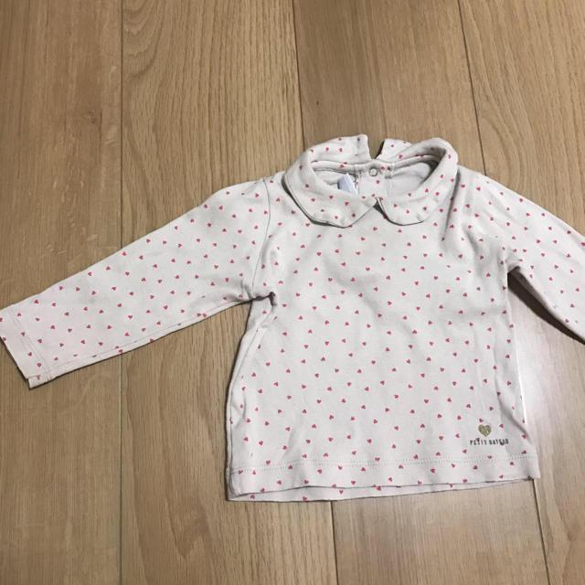 PETIT BATEAU(プチバトー)のプチバトー 12m キッズ/ベビー/マタニティのベビー服(~85cm)(ロンパース)の商品写真