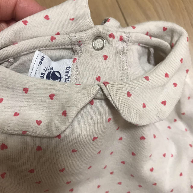 PETIT BATEAU(プチバトー)のプチバトー 12m キッズ/ベビー/マタニティのベビー服(~85cm)(ロンパース)の商品写真