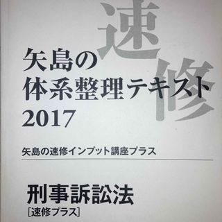 矢島の体系整理テキスト2017 刑事訴訟法　LEC(資格/検定)