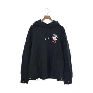 サカイ(sacai)のsacai サカイ パーカー 3(L位) 黒 【古着】【中古】(パーカー)