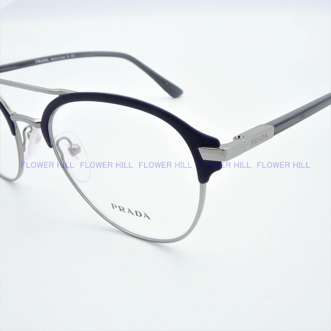 プラダ PRADA VPR61W 02N メガネ セルメタル マットネイビー-