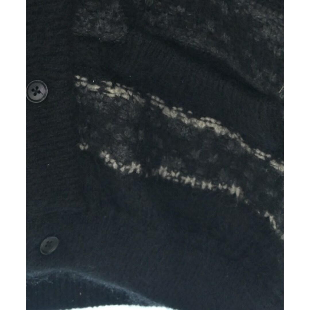 stein(シュタイン)のstein シュタイン カーディガン L 黒xグレーx白(ノルディック) 【古着】【中古】 メンズのトップス(カーディガン)の商品写真