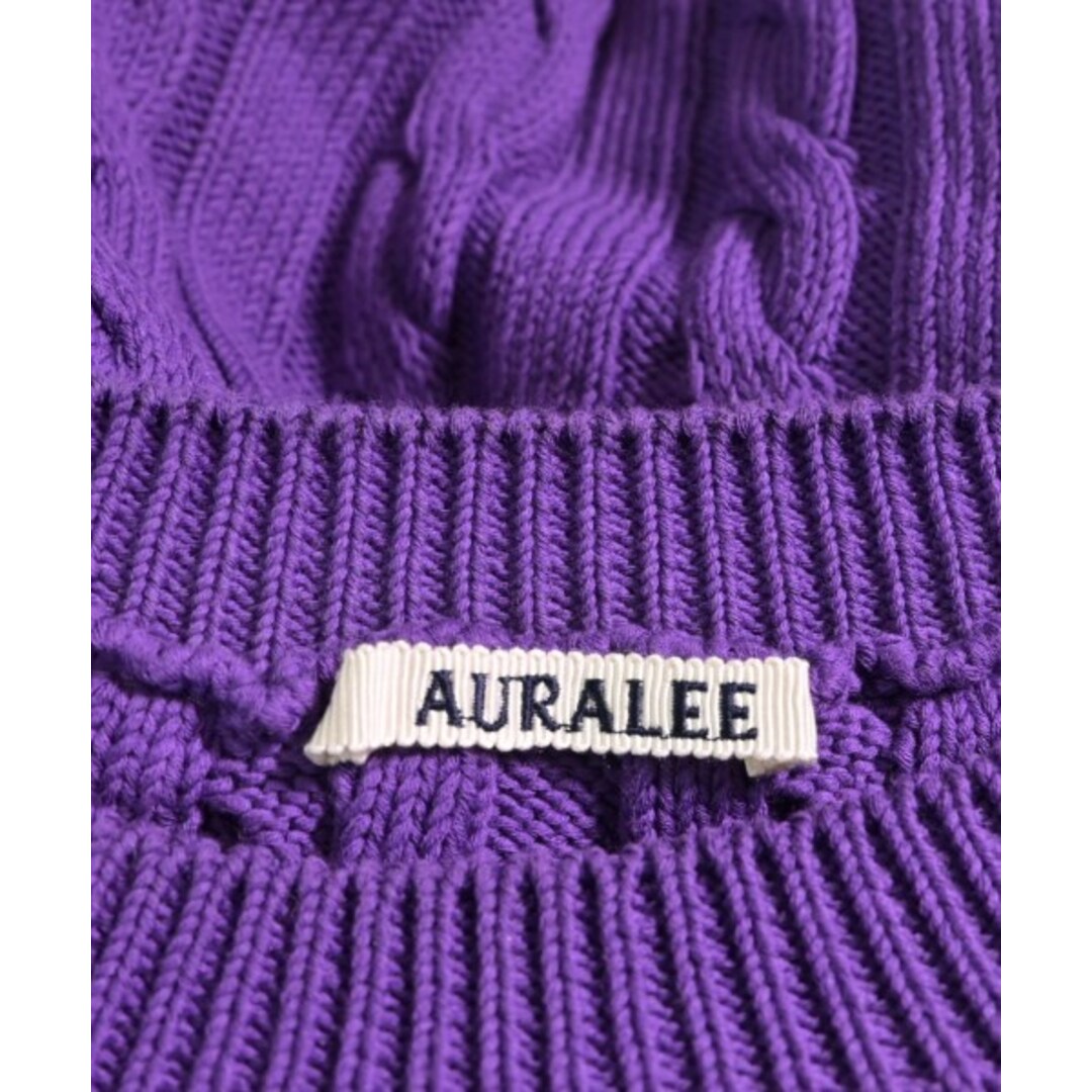AURALEE オーラリー ニット・セーター 4(M位) 紫