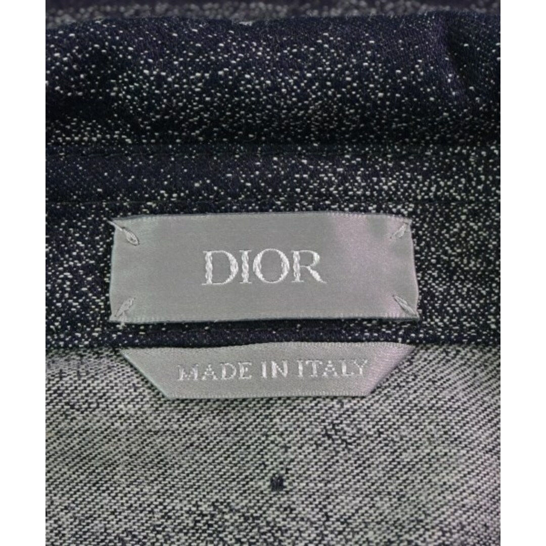 DIOR HOMME(ディオールオム)のDior Homme カジュアルシャツ 39(M位) 紺系(総柄) 【古着】【中古】 メンズのトップス(シャツ)の商品写真