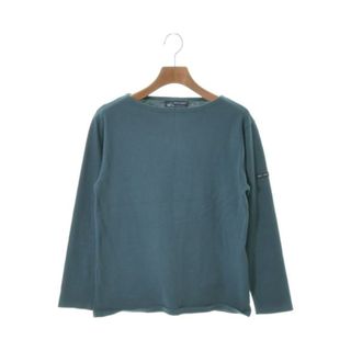 セントジェームス(SAINT JAMES)のSAINT JAMES Tシャツ・カットソー 1(XS位) 青緑 【古着】【中古】(カットソー(半袖/袖なし))