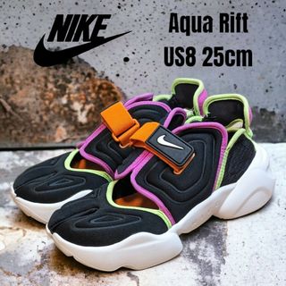 ナイキ(NIKE)の希少 Nike Aqua Rift ナイキ アクアリフト 25cm ブラック(スニーカー)