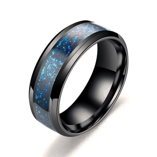 【SALM】リング メンズ アクセサリー ブルー かっこいい 指輪 22号(リング(指輪))