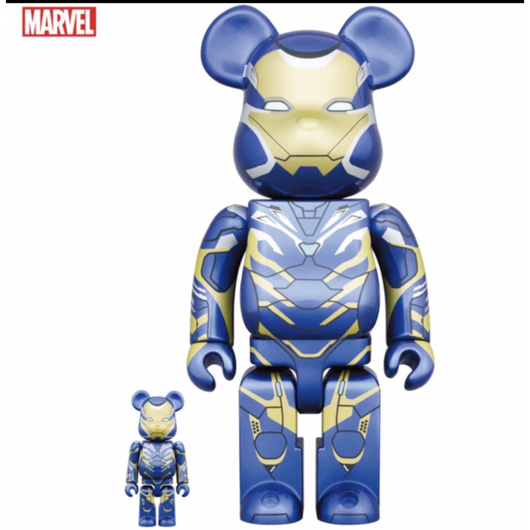 BE@RBRICK IRON MAN RESCUE SUIT 100u0026400%-