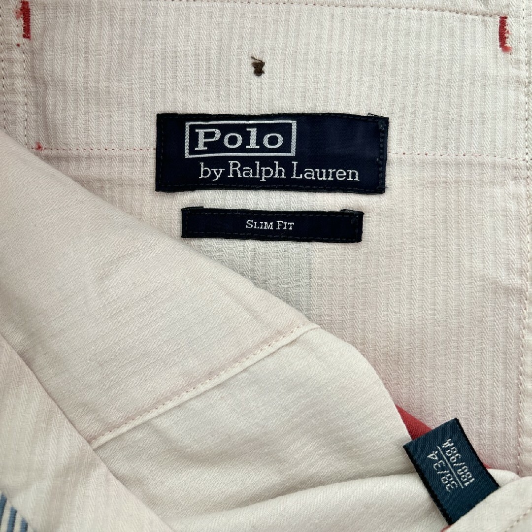 POLO RALPH LAUREN(ポロラルフローレン)の良品 POLO by RALPH LAUREN ピンク チノパン 大きめ 38 メンズのパンツ(チノパン)の商品写真