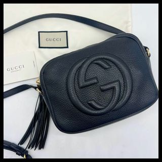 Gucci - 【美品・付属品付き】GUCCI グッチ ソーホー 黒 フリンジ