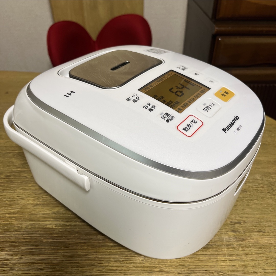 スチームIHジャー炊飯器 ダイヤモンド大火力竈門 SR-SY185J-RK