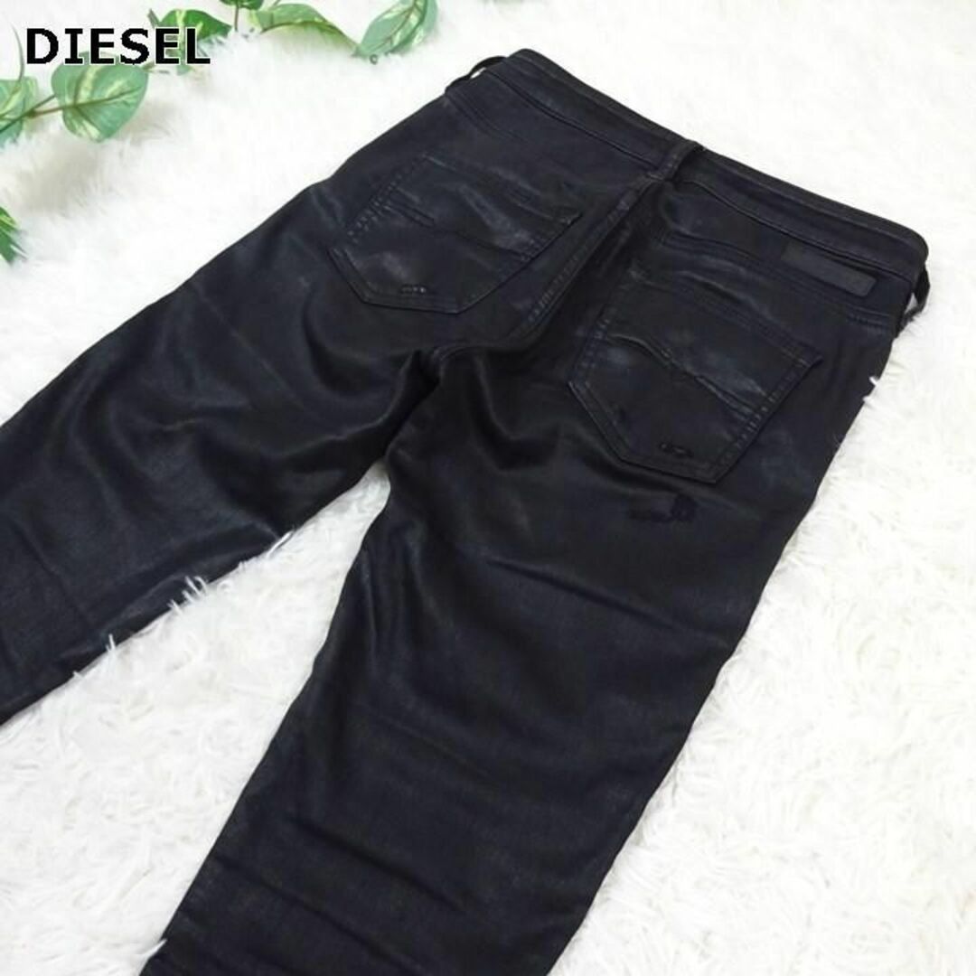 DIESEL(ディーゼル)のディーゼル　Doris　JOGG JEANS　ダメージ加工スリムスキニー　W25 レディースのパンツ(デニム/ジーンズ)の商品写真