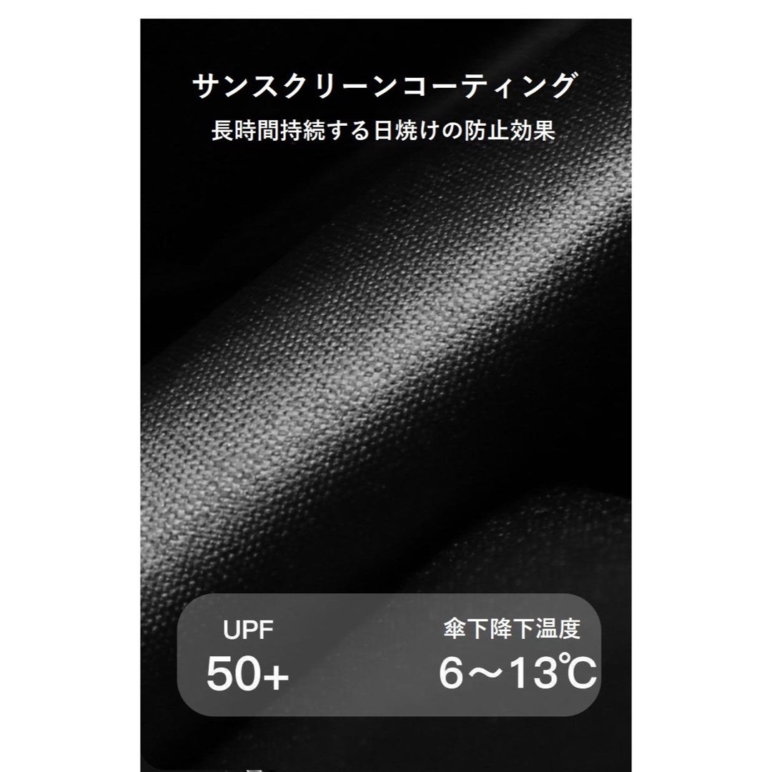 折りたたみ傘　レディース　日傘　軽量　晴雨兼用　完全遮光　UPF50　ホワイト レディースのファッション小物(傘)の商品写真