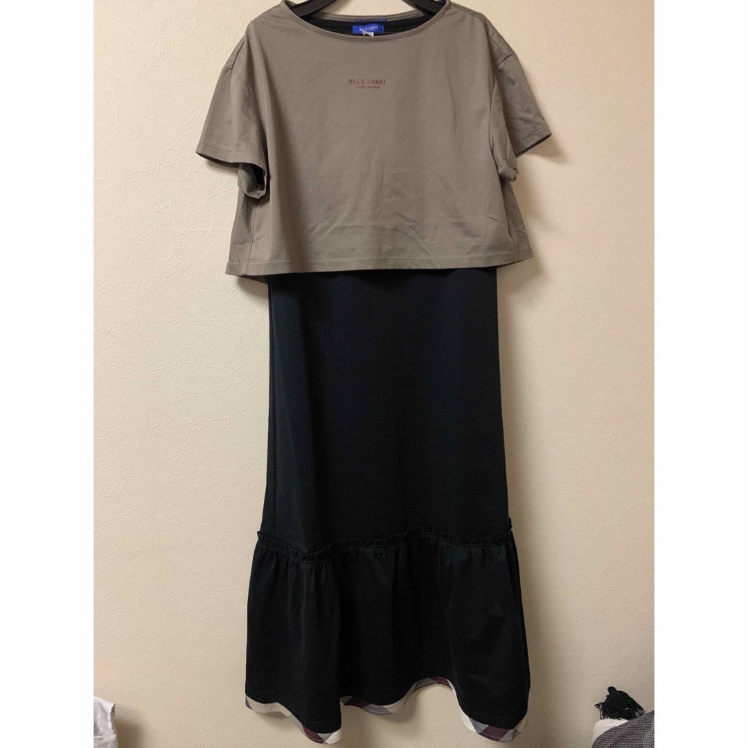 新品バーバリーブルーレーベルロングワンピ - 通販 - suvacity.org