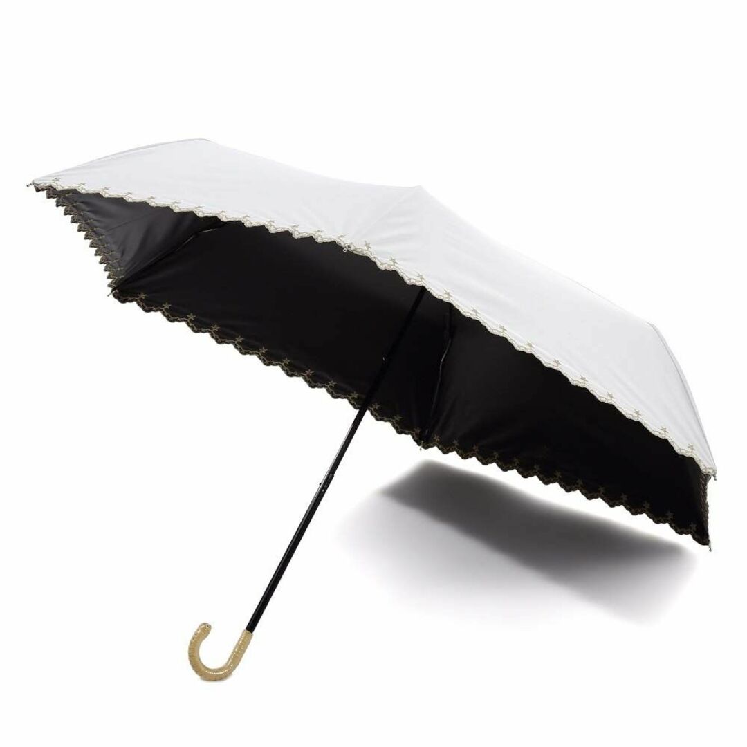 【色: ホワイト】折りたたみ 日傘 折りたたみ傘 完全遮光 超軽量 170g 遮