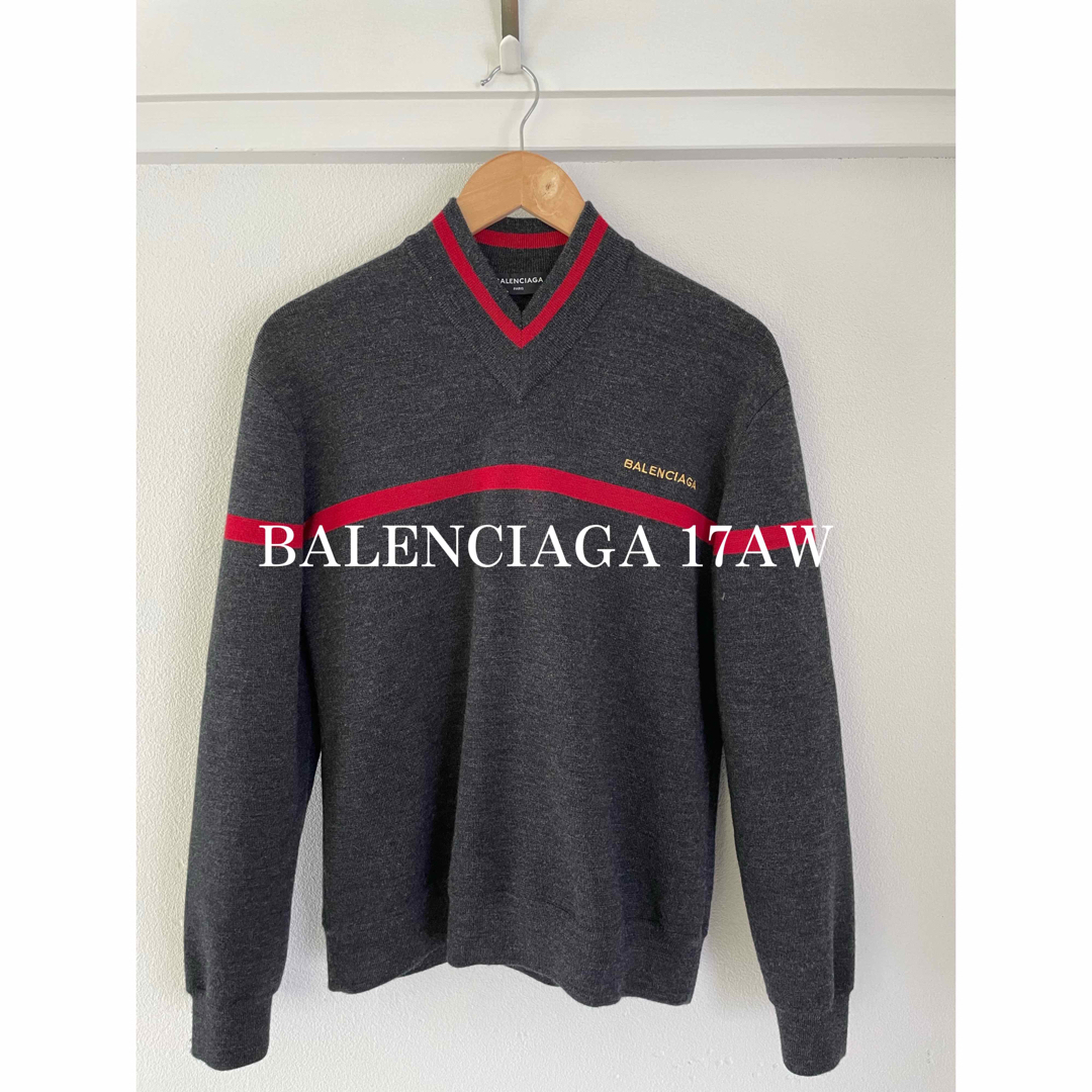 BALENCIAGA 17aw バレンシアガ チルデンニット ニット セーター tic