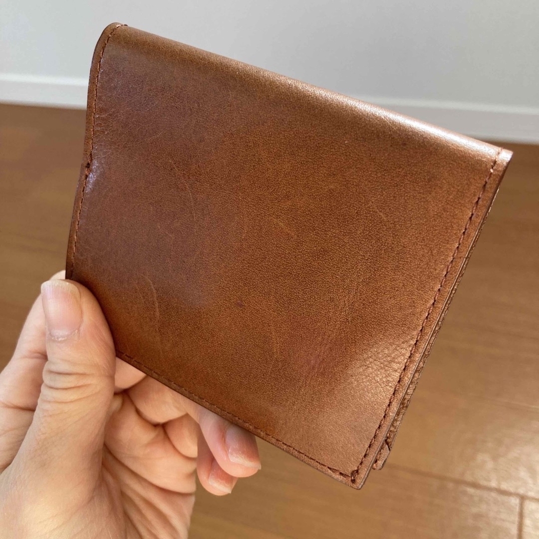 【maigoya】mainichi wallet キャメル 3
