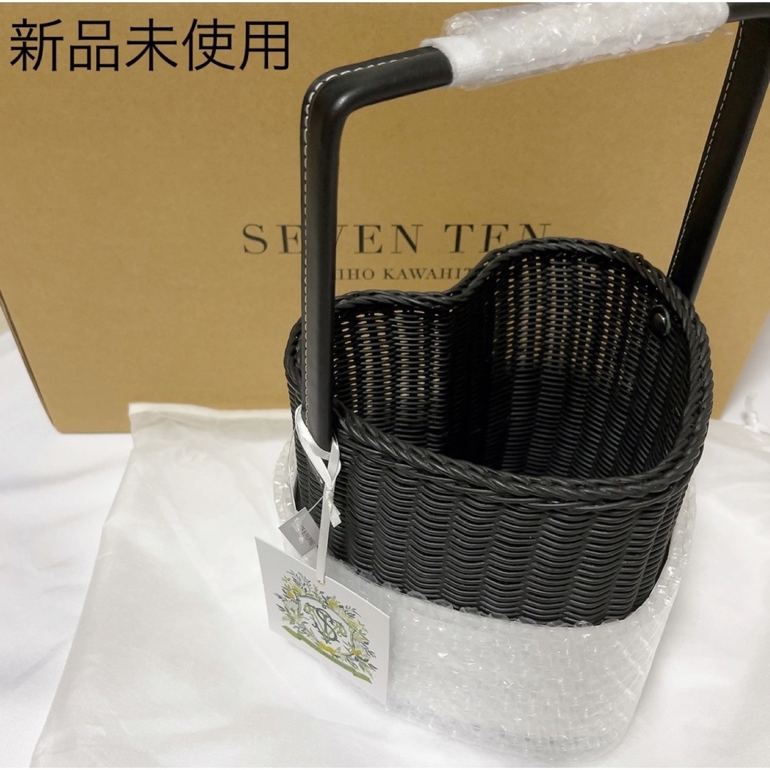 洗濯機可 ✳︎ 新品未使用 セブンテン バイ ミホカワヒト かごバッグ