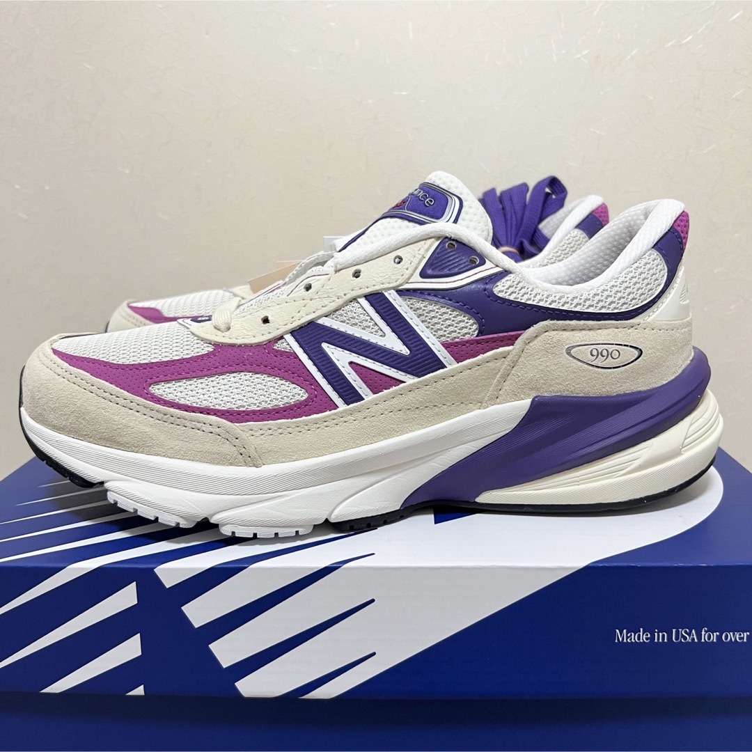 New Balance(ニューバランス)のNew Balance 990 V6  TD6 Magenta Pop 25.5 メンズの靴/シューズ(スニーカー)の商品写真