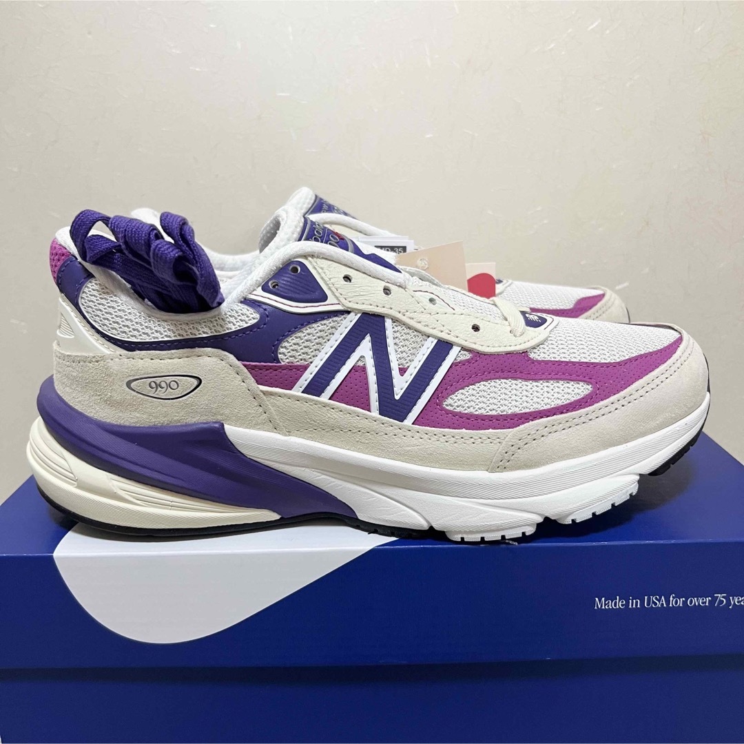 メインカラーパープルNew Balance 990 V6  29 TD6 Magenta Pop