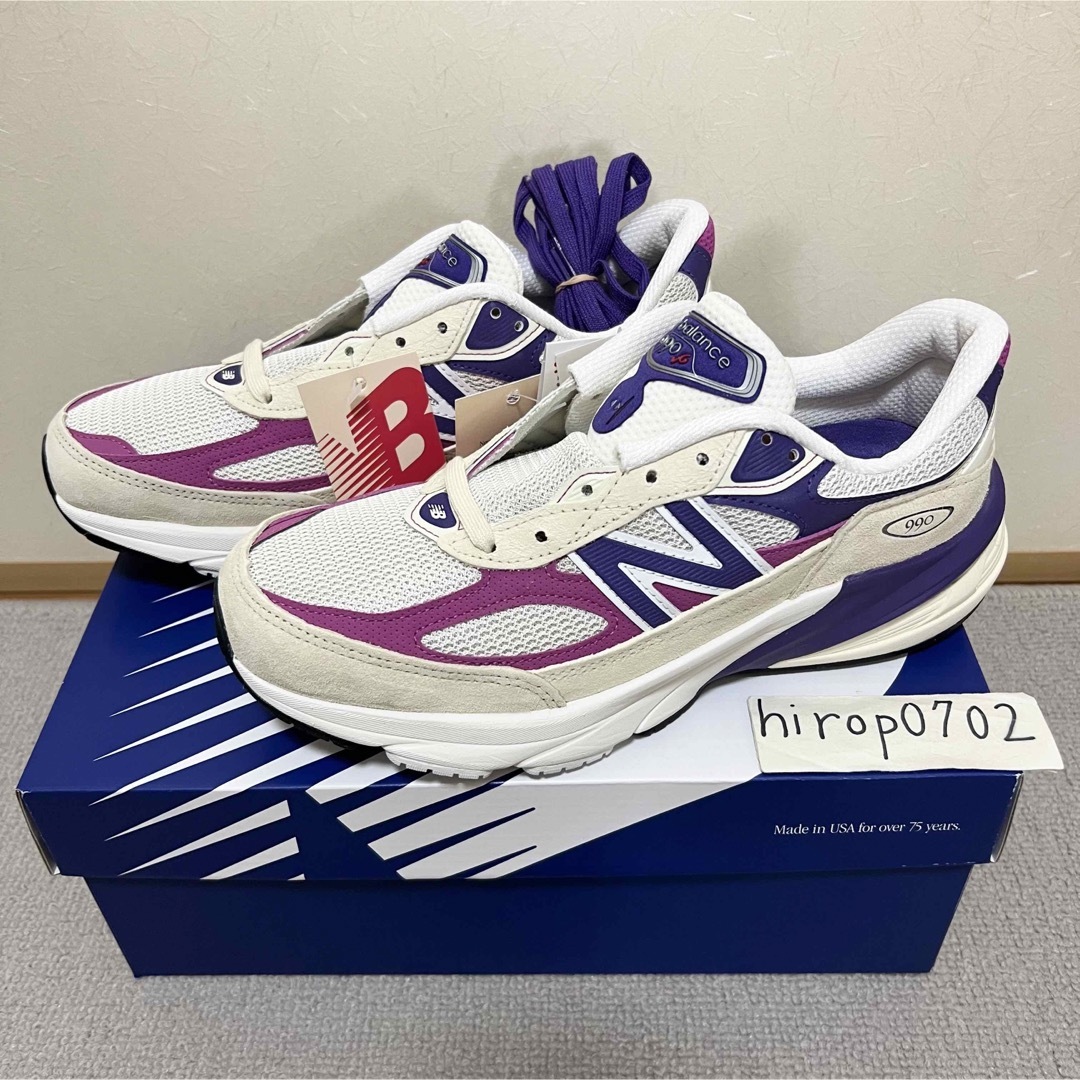 New Balance 990 V6  TD6 Magenta Pop 25.5