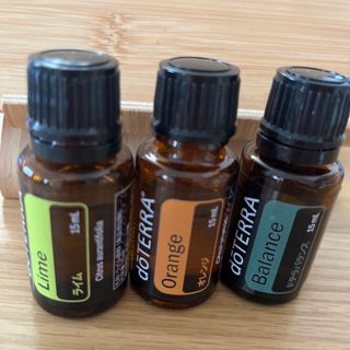 ドテラ(doTERRA)のドテラ　dōTERRA３点ライム　オレンジ　ドテラバランス　(エッセンシャルオイル（精油）)