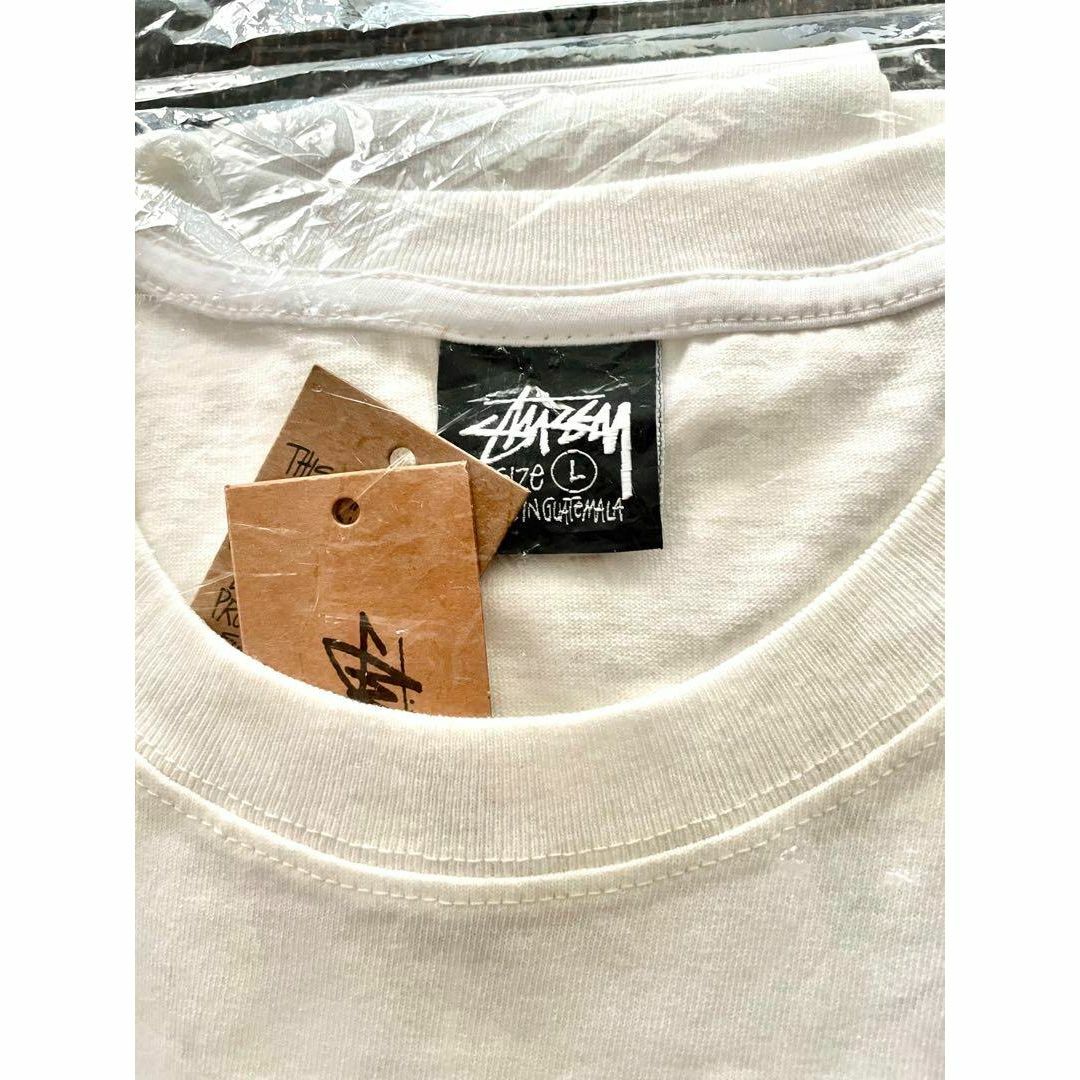 STUSSY(ステューシー)の【新品未試着】ステューシー STUSSY  Tシャツ 白 Lサイズ 8ボール メンズのトップス(Tシャツ/カットソー(半袖/袖なし))の商品写真