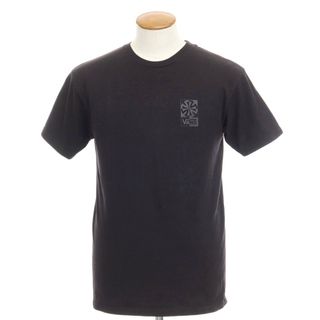 ヴァンズ(VANS)の【中古】バンズ VANS プリント クルーネック 半袖Ｔシャツ ブラック【サイズM】【メンズ】(Tシャツ/カットソー(半袖/袖なし))