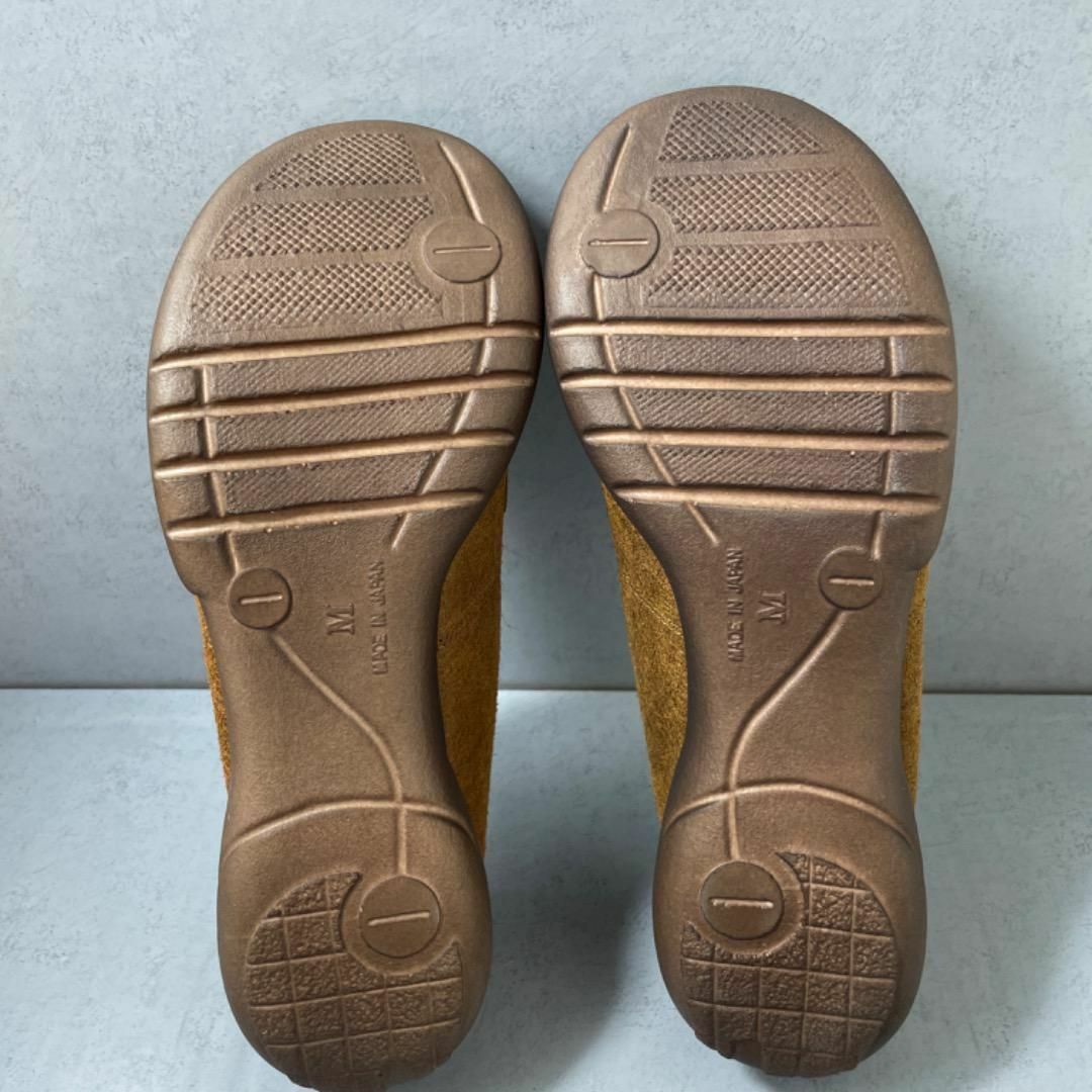 Re:getA(リゲッタ)の未使用品　Re:getAリゲッタ スリッポン サンダル レザー ブラウン m レディースの靴/シューズ(その他)の商品写真