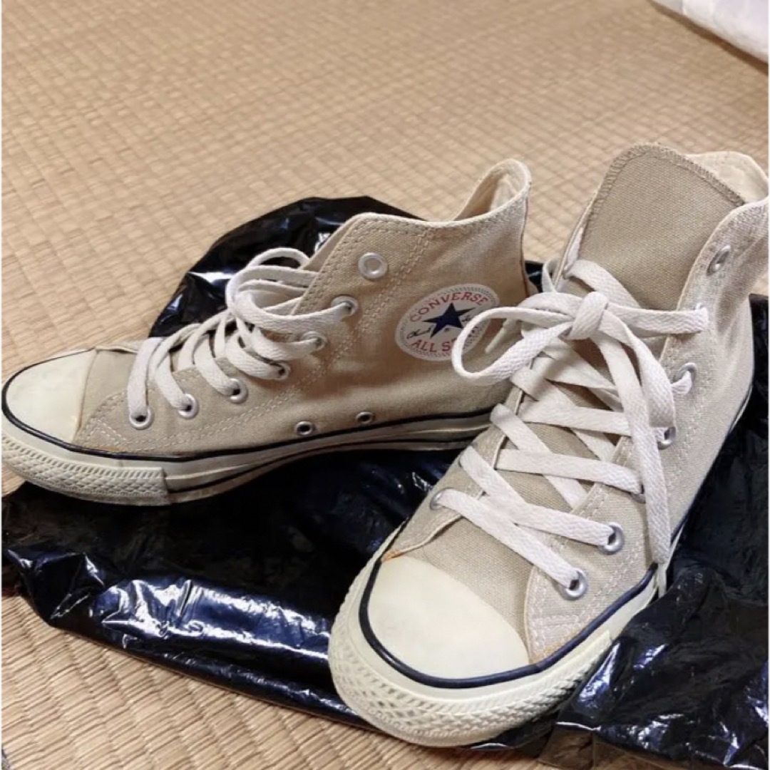 CONVERSE コンバース ハイカット ベージュ 22.5cm