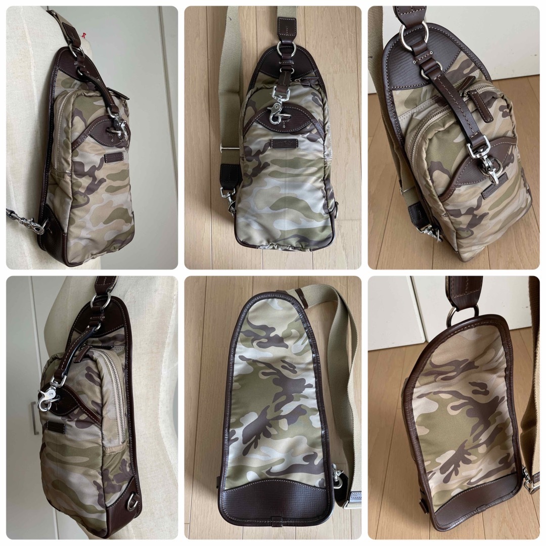 Daniel & Bob(ダニエルアンドボブ)のダニエル＆ボブPIPPO MIMETEK CAMO 中古ボディバッグカモ柄 メンズのバッグ(ボディーバッグ)の商品写真