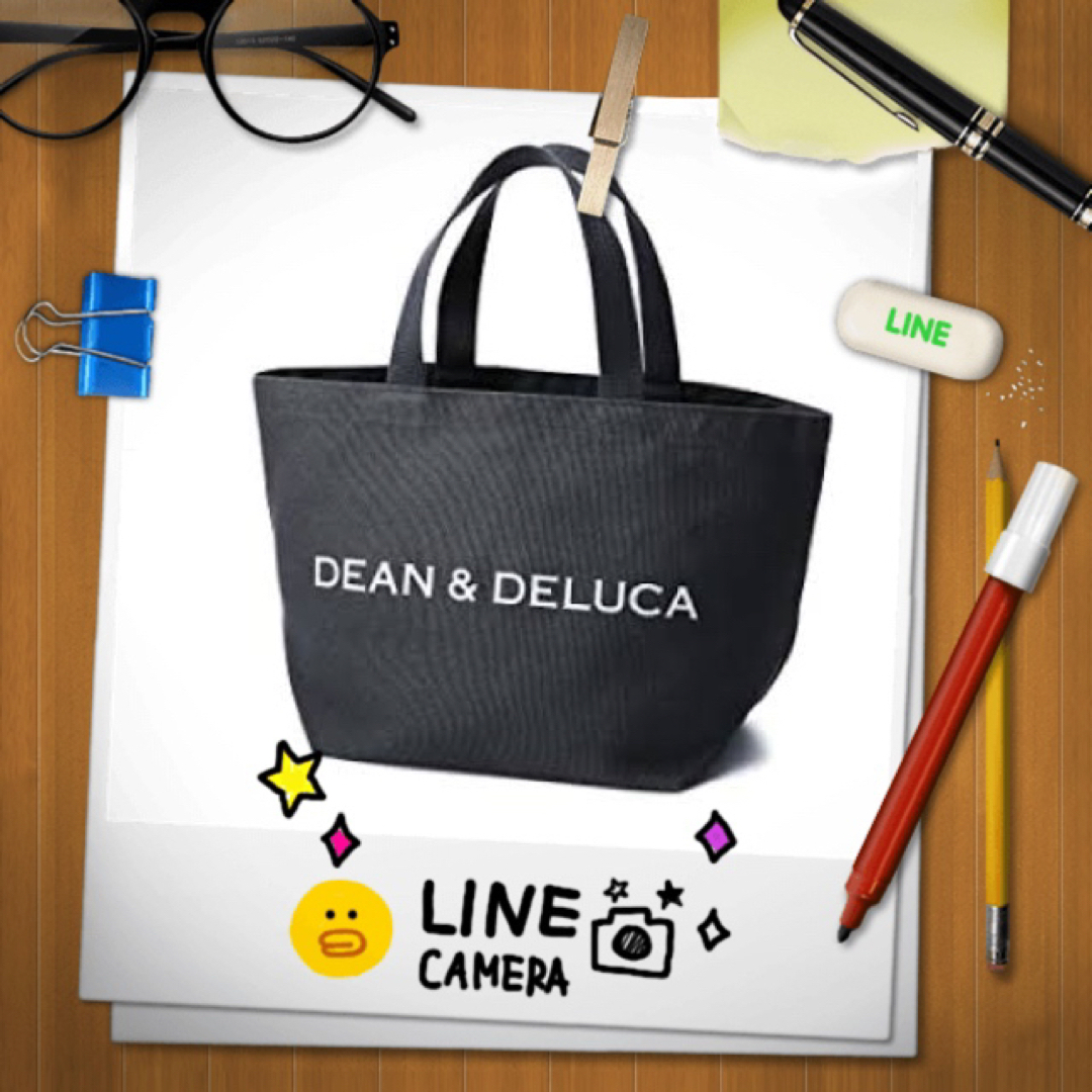 DEAN & DELUCA(ディーンアンドデルーカ)のDEAN & DELUCA チャリティートートバッグ S グレー & ブラウン🎵 レディースのバッグ(トートバッグ)の商品写真