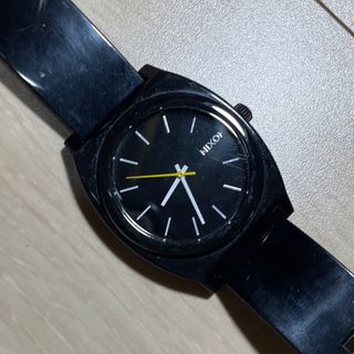 ニクソン THE TANGENT タンジェント 腕時計 ステンレススチール ミネラルガラス ブラック A3971042 訳あり NIXON（新品・未使用品）